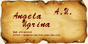 Angela Ugrina vizit kartica